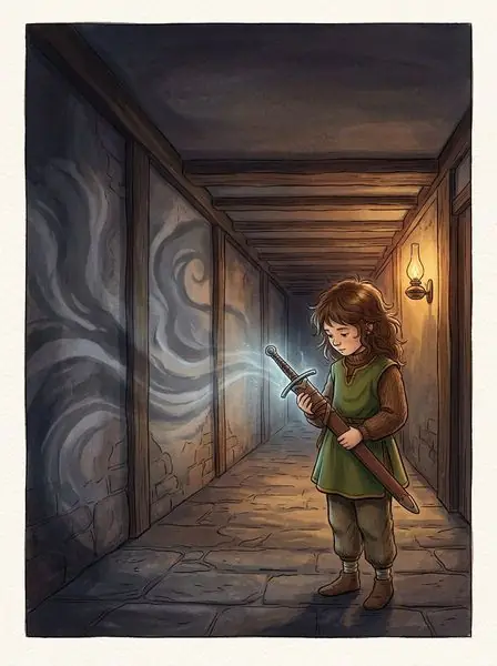 An illustration from The Blade Between