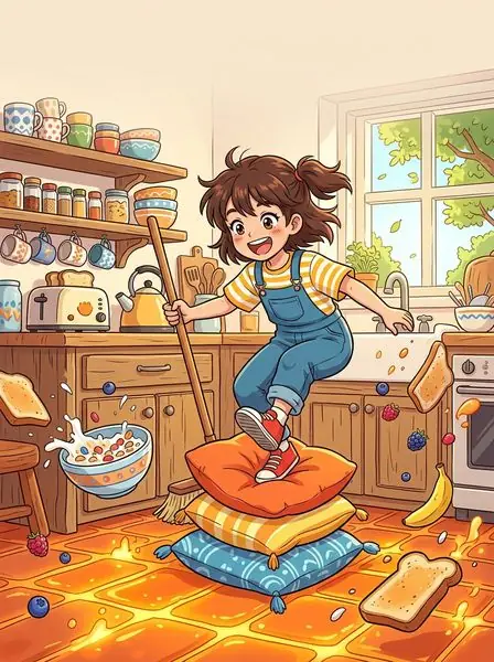 Cover illustration for The Floor Is Actually Lava