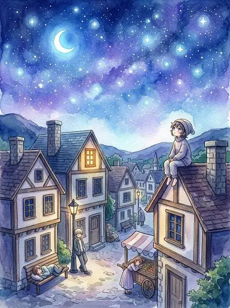 Cover illustration for The Last One Awake