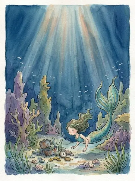 Cover illustration for The Little Mermaid