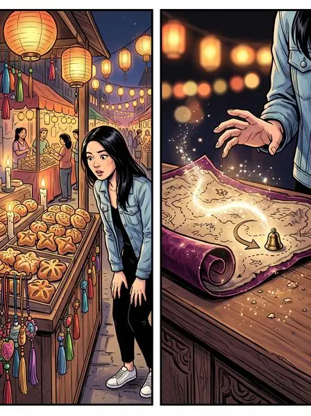 Cover illustration for The Night Market