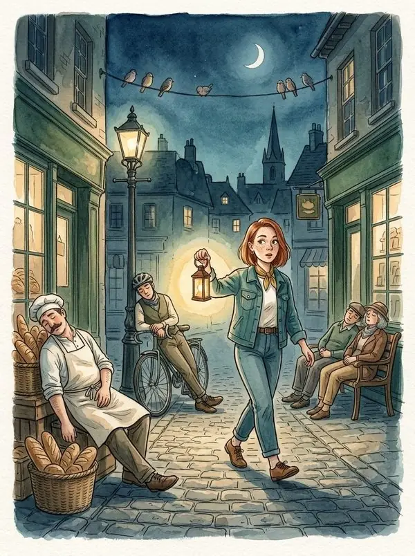 The character on the first page of the story