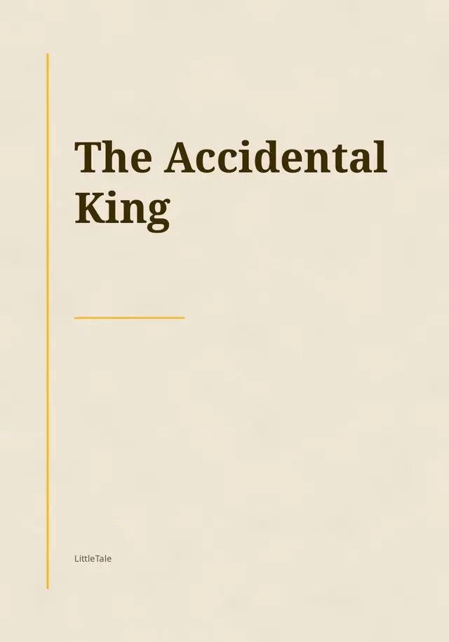 The Accidental King, the cover of the book you get