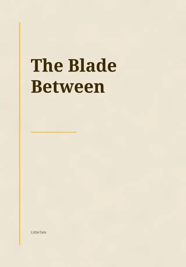 The Blade Between, the cover of the book you get