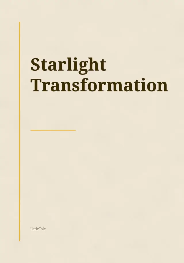 Starlight Transformation, the cover of the book you get