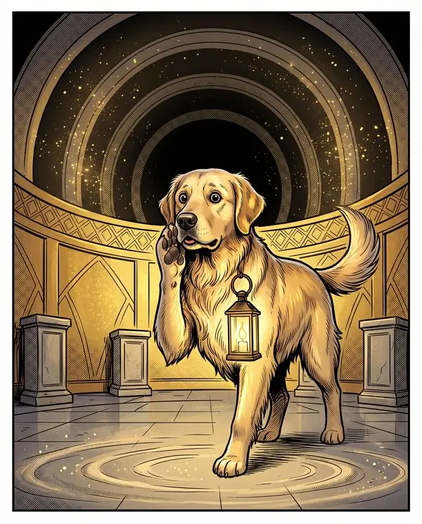 A page from Knight of the Golden Hall