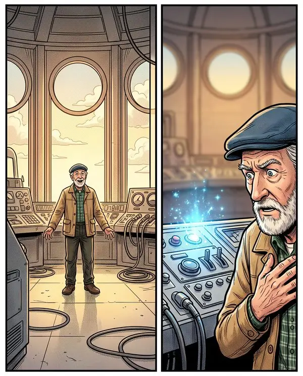 Page from a finished copy of The Sleeping Giant