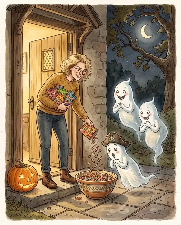 Page from a finished copy of The Porch at Midnight